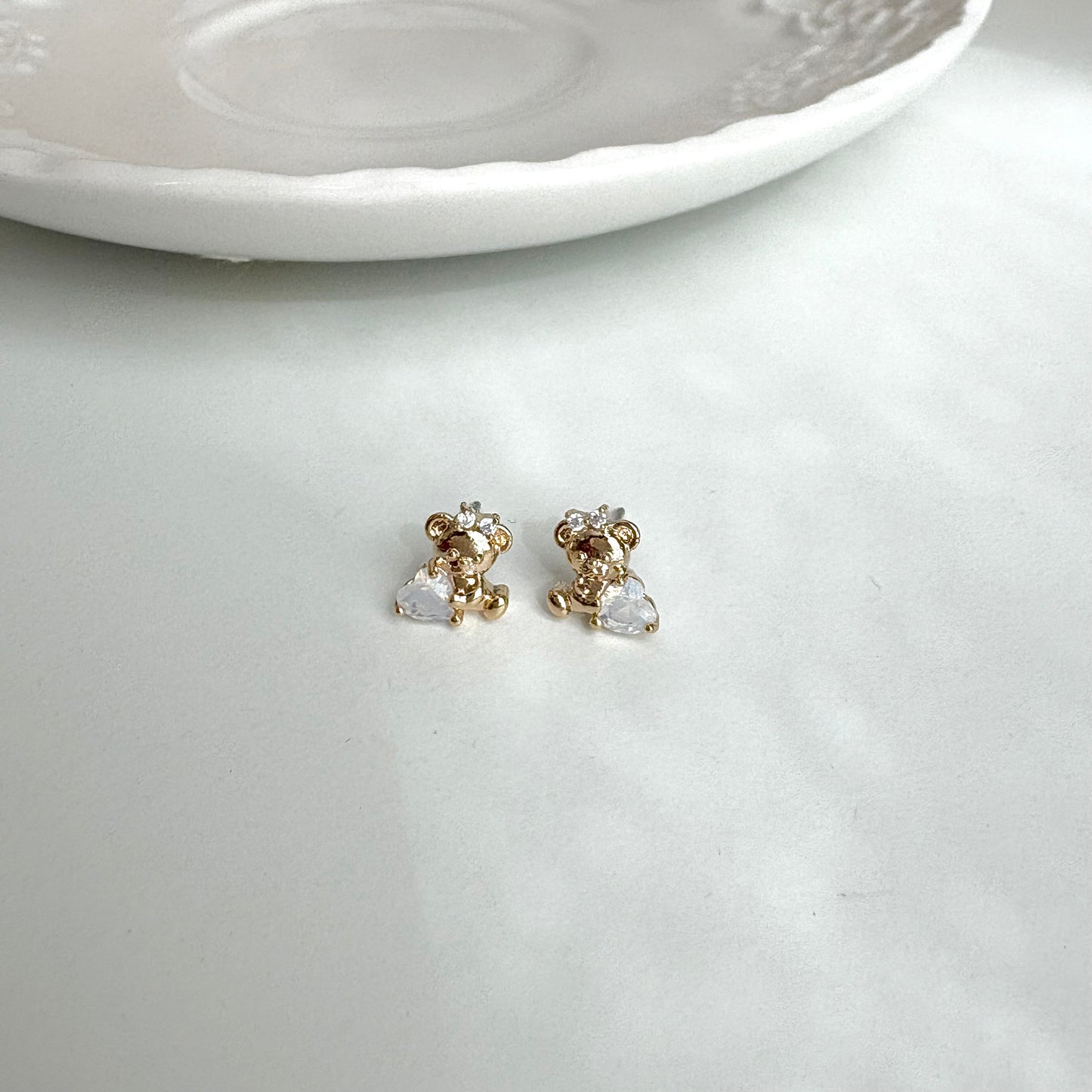 Candy Star Teddy Bear Earrings