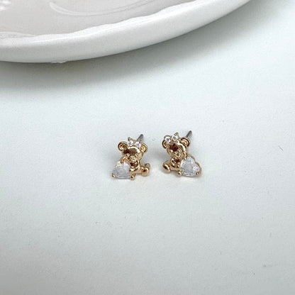 Candy Star Teddy Bear Earrings